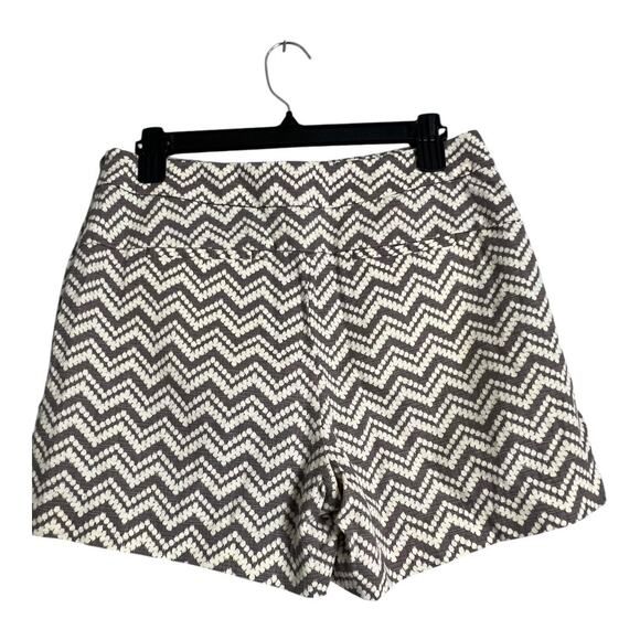 Cartonnier Chevron Patterned Shorts 10 Retro Preppy Twee Anthropologie - Picture 6 of 8